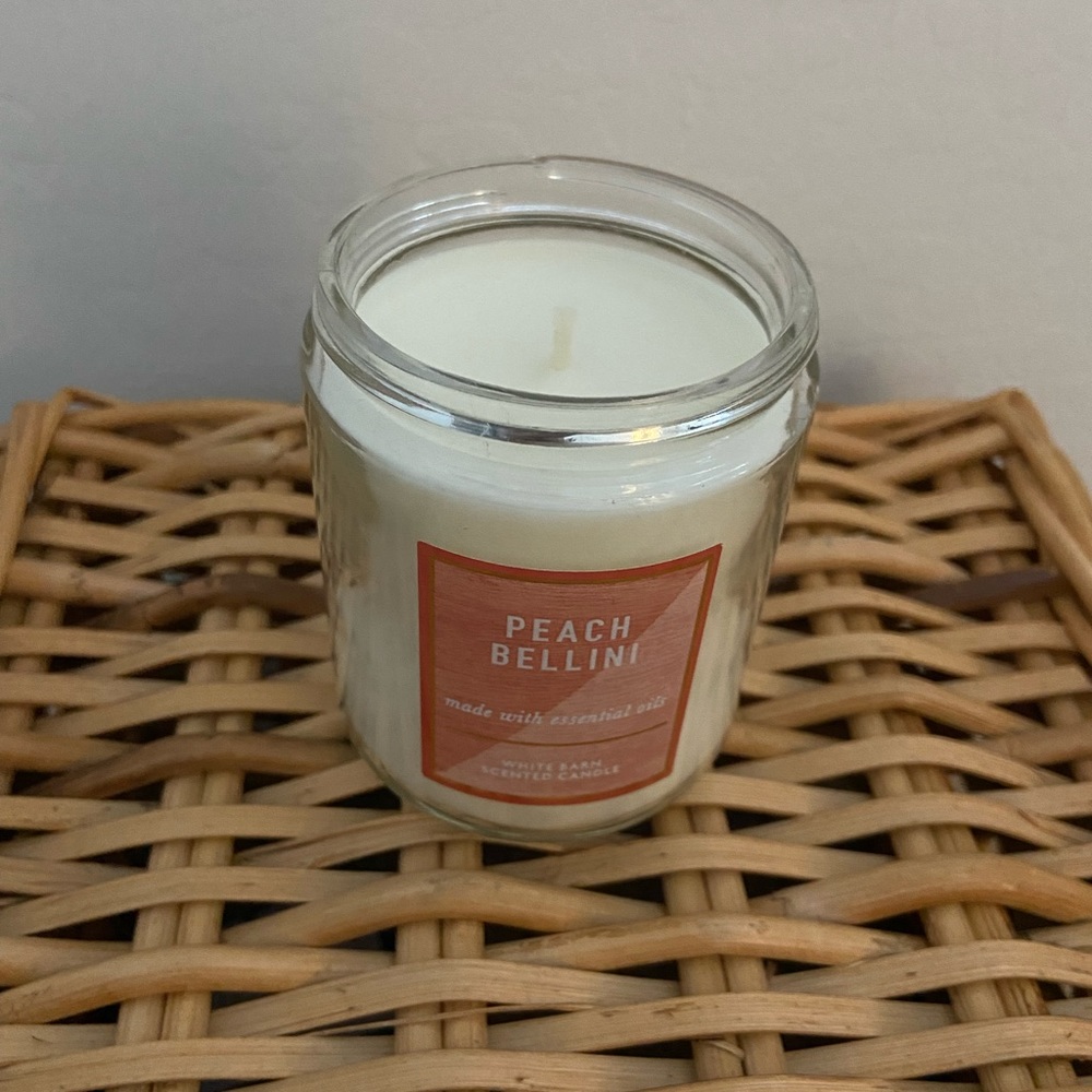BBW - Single Wick Candles - Peach Bellini